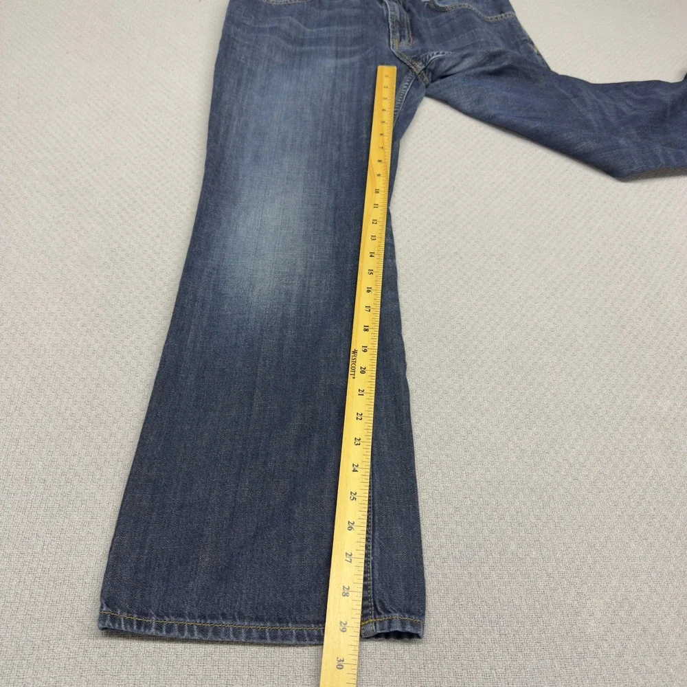 Banana Republic Jeans Mens 34x30 Blue Denim Straight Fit Faded Y2k Casual